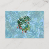 Whimsical Fantasy World met een tropische smaak Informatiekaartje (Achterkant)