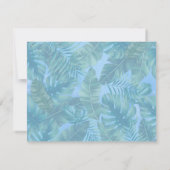 Whimsical Fantasy World met een tropische smaak Kaart (Achterkant)