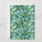 Whimsical Fantasy World met een tropische smaak Kaart (Achterkant)