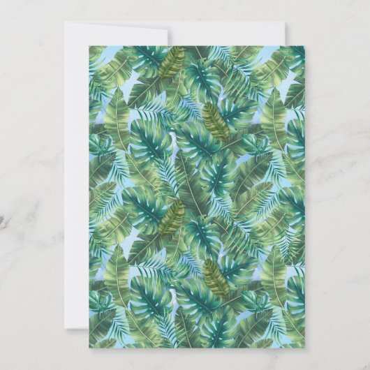 Whimsical Fantasy World met een tropische smaak Kaart (Achterkant)