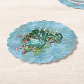 Whimsical Fantasy World met een tropische smaak Kartonnen Onderzetters (Gekanteld)