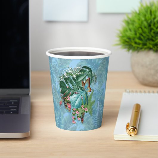 Whimsical Fantasy World met een tropische smaak Papieren Bekers (Insitu)