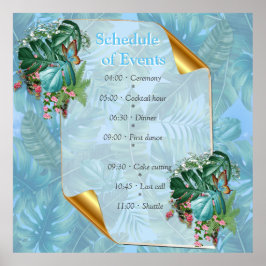 Whimsical Fantasy World met een tropische smaak Poster