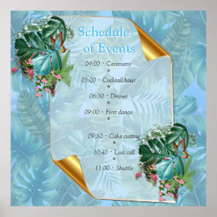 Whimsical Fantasy World met een tropische smaak Poster