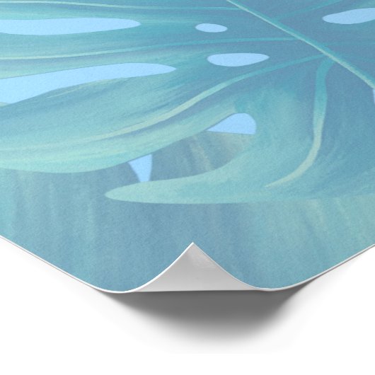 Whimsical Fantasy World met een tropische smaak Poster (Hoek)