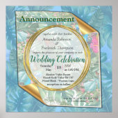 Whimsical Fantasy World met een tropische smaak Poster (Voorkant)