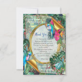 Whimsical Fantasy World met een tropische smaak RSVP Kaartje (Voorkant)