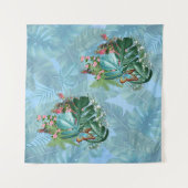 Whimsical Fantasy World met een tropische smaak Wandkleed (Voorkant (horizontaal))