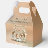 Whimsical feeën meisje verjaardagsfeestje bedankdoosjes (Voorkant)