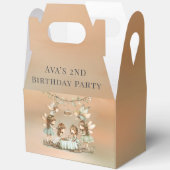 Whimsical feeën meisje verjaardagsfeestje bedankdoosjes (Open)