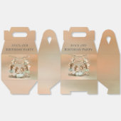 Whimsical feeën meisje verjaardagsfeestje bedankdoosjes (Ongevouwen)