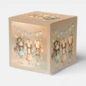 Whimsical  feeën meisje verjaardagsfeestje bedankdoosjes (Achterkant)