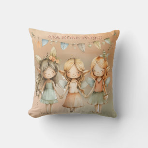 Whimsical  feeën meisje verjaardagsfeestje cadeau kussen