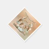 Whimsical feeën meisje verjaardagsfeestje servet (Hoek)