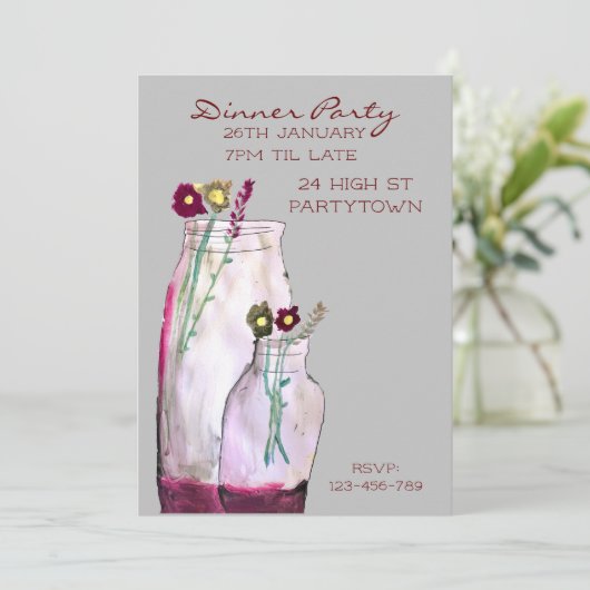 Whimsical-feest Kaart (Staand voorkant)