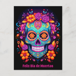 🌹 Whimsical Fiesta: Suikerschedel Serenade 🌹 Briefkaart
