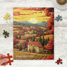 Whimsical Fine Art Toscane Italië Puzzel