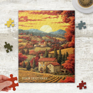 Whimsical Fine Art Toscane Italië Puzzel Legpuzzel