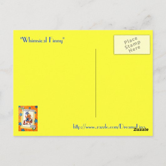 Whimsical Finny - Briefkaart (Achterkant)