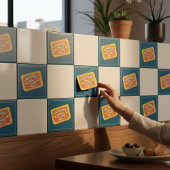 Whimsical Fish Can Anchovies Kitchen Decor Tegeltje