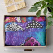 Whimsical Fish Trio Funky Decoupage Tissuepapier (Geschenk)