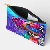Whimsical Fish Trio Kleurrijk Abstract Nautisch Etui (Open)