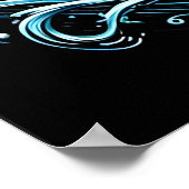 Whimsical Fishy Een mondvol ontwerp Poster (Hoek)