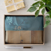 Whimsical Flamboyant Hippo Decoupage Tissuepapier (Geschenk)