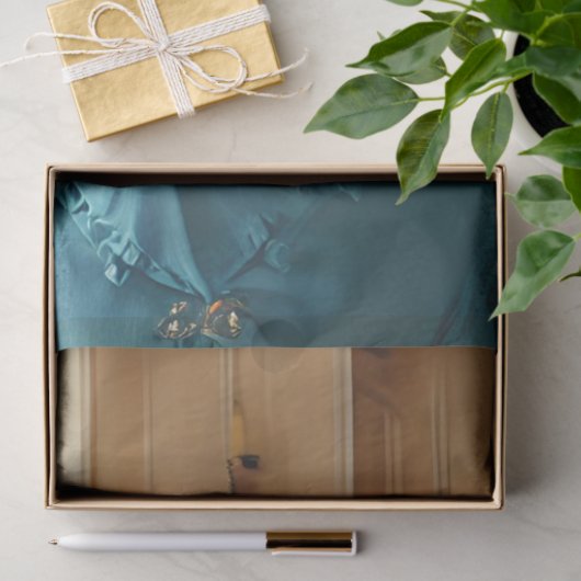 Whimsical Flamboyant Hippo Decoupage Tissuepapier (Geschenk)