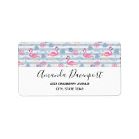 Whimsical Flamingo & Pineapple Pattern