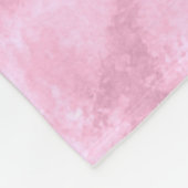 Whimsical Floral Abstract Pastel Roze Bloem Fleece Deken (Hoek)