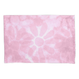 Whimsical Floral Abstract Pastel Roze Bloem Kussensloop