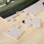 Whimsical Floral Beer feeën Waterverf kunst Legpuzzel (Zijkant)