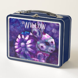 Whimsical Floral Bunny Konijn gepersonaliseerd