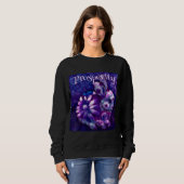 Whimsical Floral Bunny Konijn gepersonaliseerd Trui (Voorkant volledig)