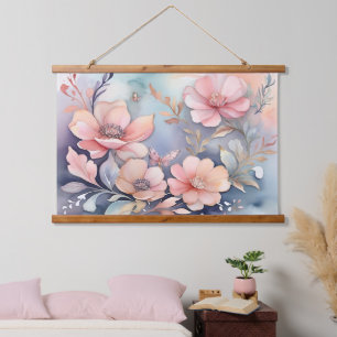 Whimsical Floral Butterfly Art Elegance Hangend Wandkleed