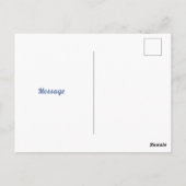 Whimsical Floral Butterfly Art Tijdloze schoonheid Briefkaart (Achterkant)