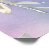 Whimsical Floral Butterfly Art Tijdloze schoonheid Poster (Hoek)