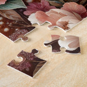 Whimsical Floral Deer Forest Legpuzzel (Zijkant)