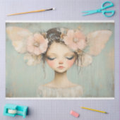 Whimsical Floral Fairy Butterfly Wings Decoupage Tissuepapier (Craft)