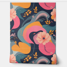 Whimsical Floral Fantasy Dreamscape Behang