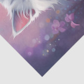 Whimsical Floral Fantasy met Kitten Tissue Paper Tissuepapier (Detail)