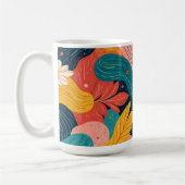 Whimsical Floral Flow Mug Koffiemok (Links)