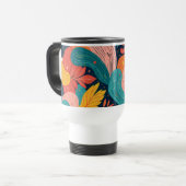 Whimsical Floral Flow Mug Reisbeker (Voorkant links)