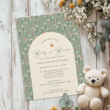 Whimsical Floral Garden Baby in Bloom Shower