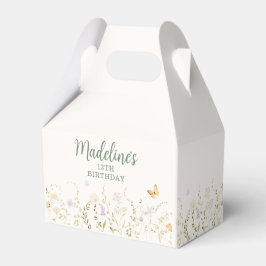 Whimsical Floral Garden Party Verjaardag Bedankdoosjes