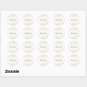 Whimsical Floral Garden Party Verjaardag Ronde Sticker (Vel)