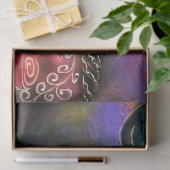 Whimsical Floral Goat Boerderij Peach Decoupage Tissuepapier (Geschenk)