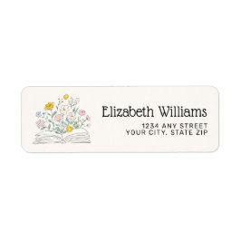 Whimsical Floral Her Next Chapter Bridal Shower  Etiket