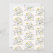 Whimsical Floral Her Next Chapter Bridal Shower  Kaart (Achterkant)